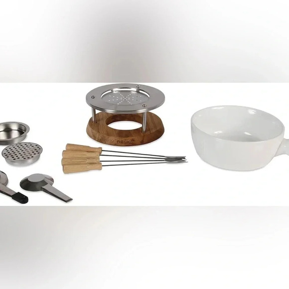 Boska Fondue Set Bianco - for 875 Grams of Melted Cheese - 1.3 Liters New In Box - Picture 6 of 12